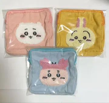 치이카와 모코모코 파우치 2 치이카와, 토끼, 헌책방 3개 세트 가챠가챠