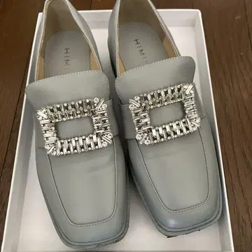 히메코 비쥬 버클 로퍼 가죽 23cm 621320 새상품급
