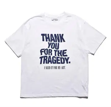 MINEDENIM THANK YOU FOR THE TRAGEDY 티셔츠