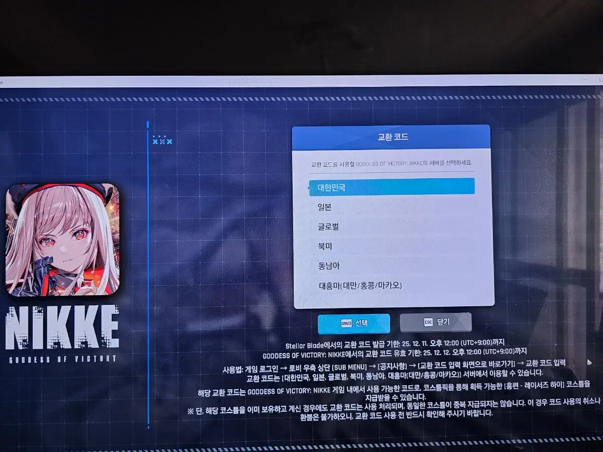 니케 스텔라블레이드 코드 팝니다