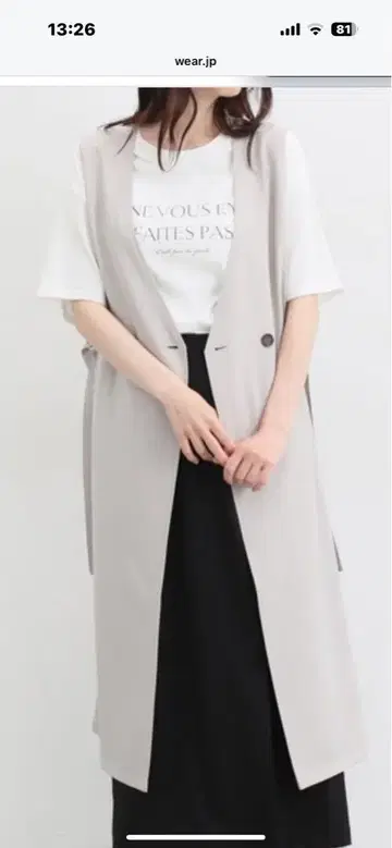Honeys 베스트 스타일 원피스 미사용에 가까운
