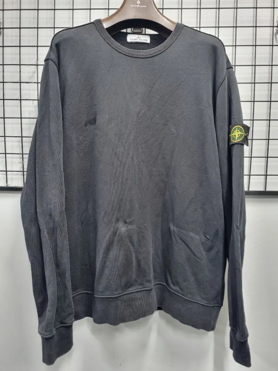 115XXXL 스톤아일랜드 남성 와펜 맨투맨.