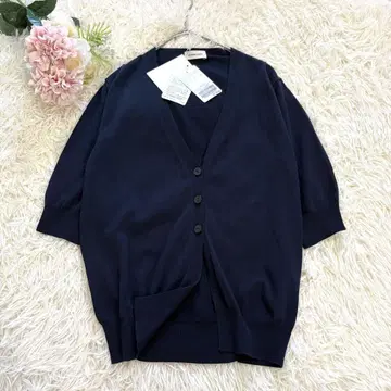 미사용 택 포함 두지엠 클라세 컴팩트 쿨 18G 가디건 F