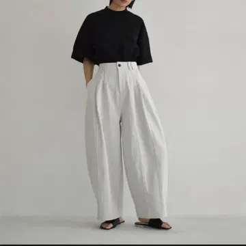 턱 코쿤 팬츠 라이트 그레이 lavishgate 새상품급 라비쉬 게이트