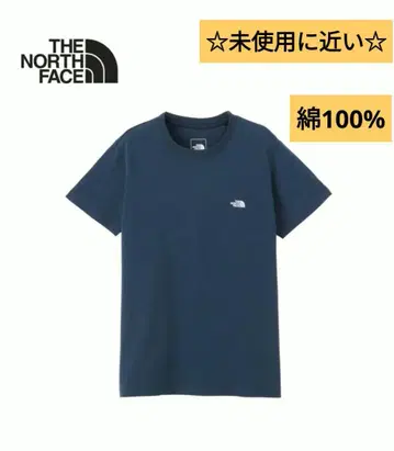 THE NORTH FACE 숏 쓰리 로고 코튼 티 L