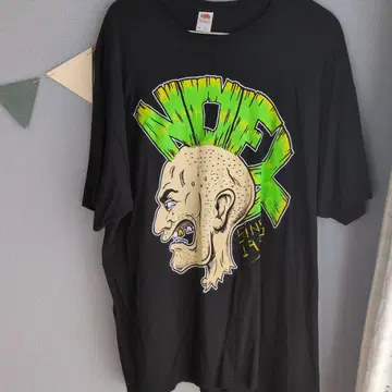 NOFX 그래픽 티셔츠 블랙