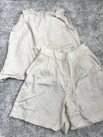 FREAK'S STORE 린넨 베이지 셋업 M