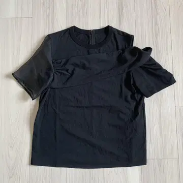 새상품급 UNITEDTOKYO 반팔 아지메 탑 시스루 블랙 여름 M