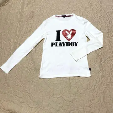 PLAYBOY I LOVE PLAYBOY 긴팔 티셔츠