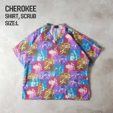 CHEROKEE 00s 스크럽 셔츠 프레스 Lee L