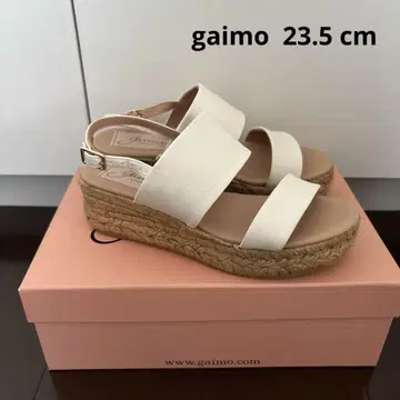 새상품급 gaimo 플랫폼 샌들 아이보리 화이트 23.5