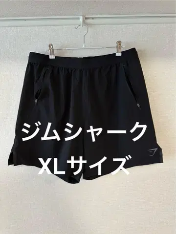 GYMSHARK 블랙 숏 팬츠 XL 사이즈
