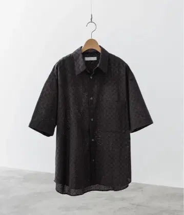 WYM 윔 EMBROIDERY SHEER WASHER SHIRT