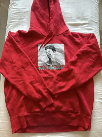 King Gnu 화이트 데이 후드티 레드 XL 레어