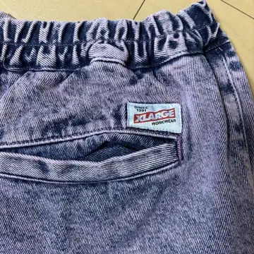 XLARGE 핑크 데님 숏 팬츠 M