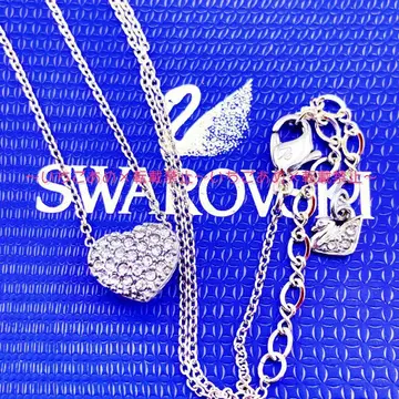 스와로브스키 SWAROVSKI 하트 목걸이
