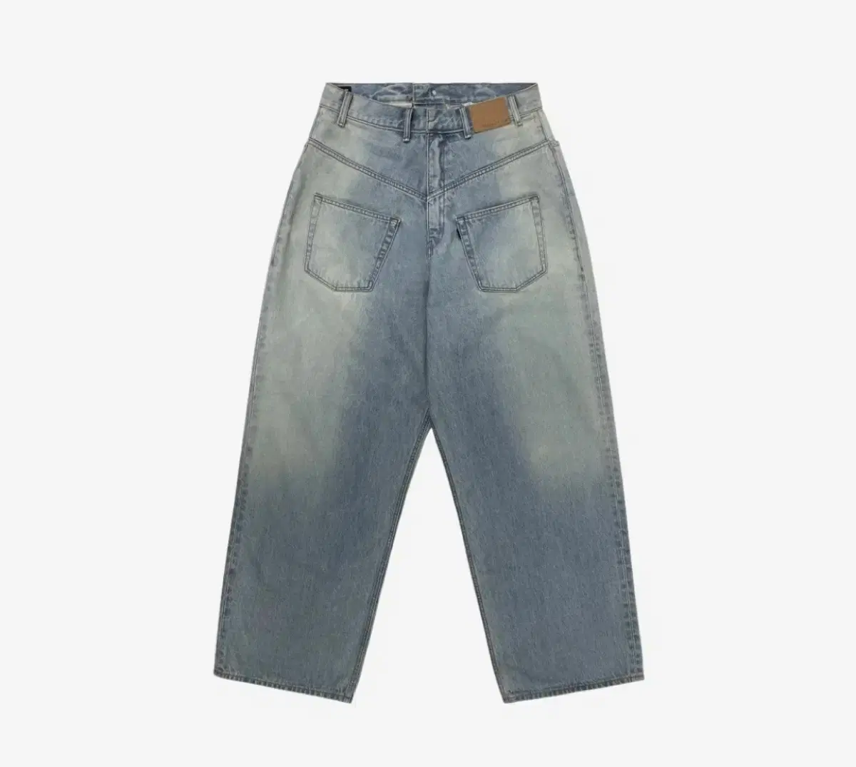 (Last special price) Project GR backward denim pants size 3 light blue