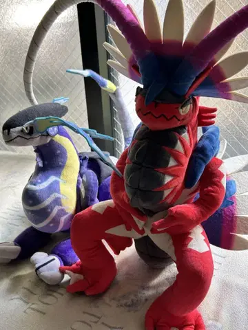 포켓몬 센터 봉제 인형 코라이돈 미라이돈 세트