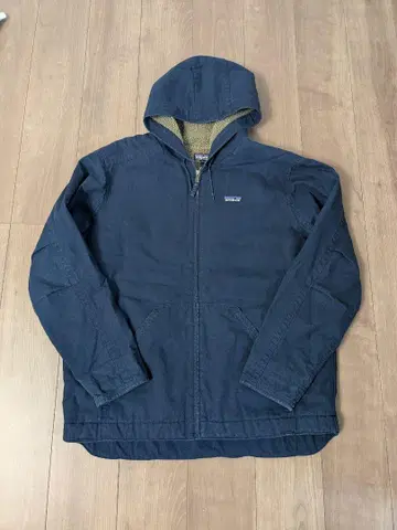 Patagonia 라인드 캔버스 후디 자켓 XL 네이비