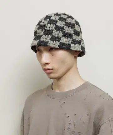 bal HAND KNIT BUCKET HAT 니트 버킷 햇