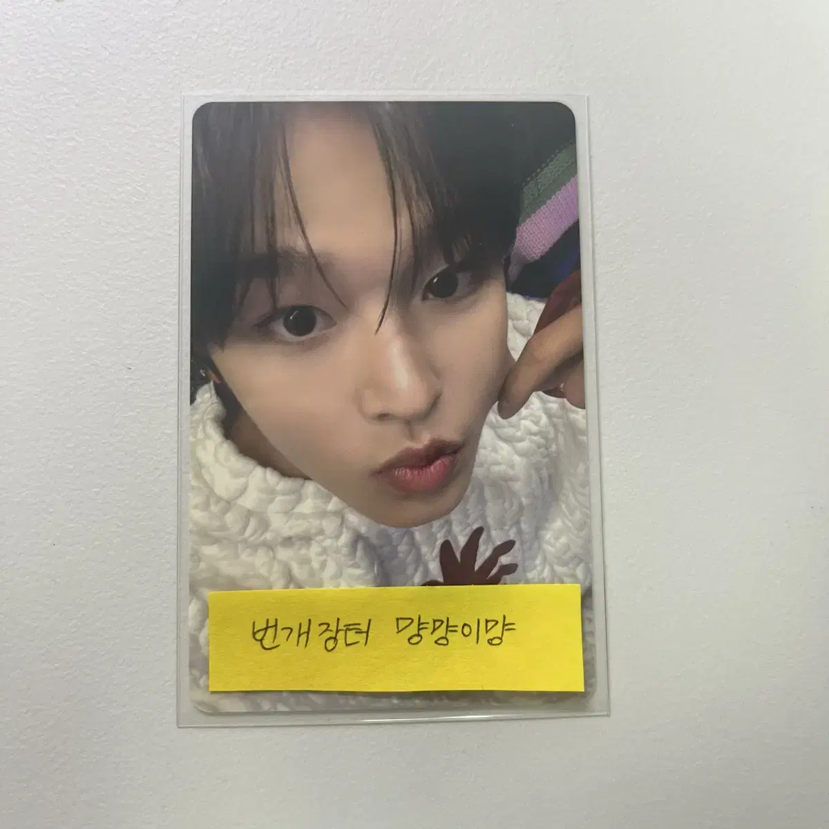 엔시티 위시 리쿠 로그인 로그아웃 트레카 포카 포토카드 아시아 투어