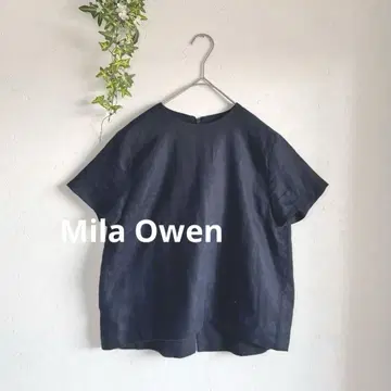 Mila Owen 미라 오웬 린넨 100% 린넨 100% 백 슬릿