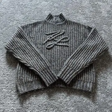 KARL LAGERFELD 그레이 계열 스웨터 XS