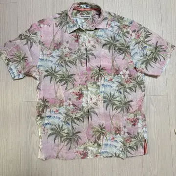 Tommy Bahama 반팔 알로하 셔츠 M