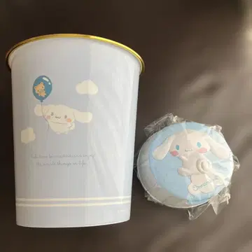 시나모롤 쓰레기통 물티슈 커버 세트