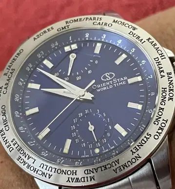 Orient Star 월드 타임 오토매틱 시계