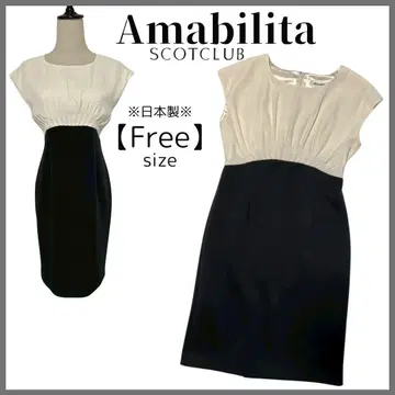 Amabilita 아마빌리타 드레스 원피스 포멀 결혼식 바이컬러