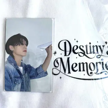 ATEEZ exhibition destiny 티셔츠 트레이딩 카드 우연