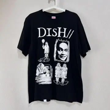 DISH// 호러 티셔츠 블랙 L