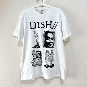 DISH// 호러 티셔츠 화이트 L