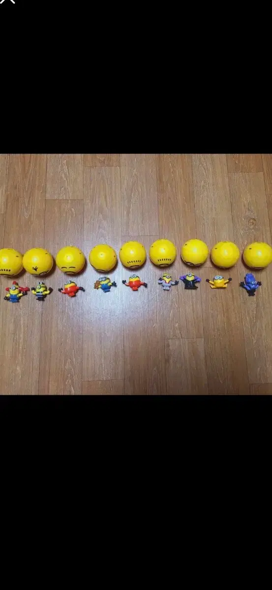 Happy Meal Minions Figures, 9 pieces