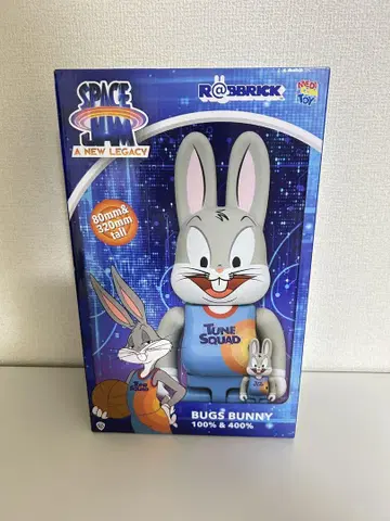 미개봉 새상품 BE@BBRICK BUGS BUNNY 100% & 400%