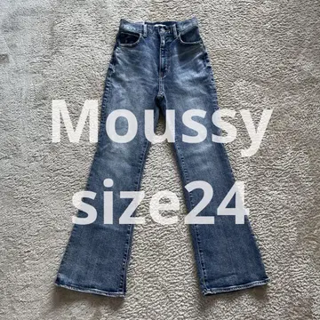 Moussy mvs 마우지 플레어 데님 팬츠 빈티지 사이즈 24