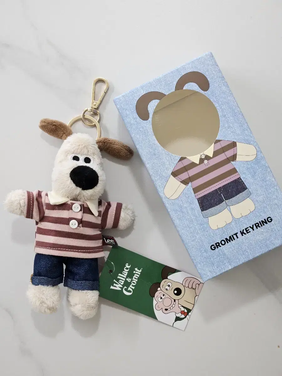 Twosome Gromit Doll Keyring (New)