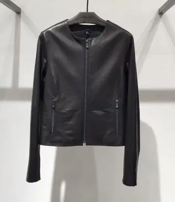 Theory 띠어리 20aw 노카라 가죽 자켓