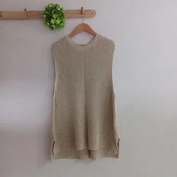 카구레 어반 리서치 베스트 베이지 베이지 면 린넨