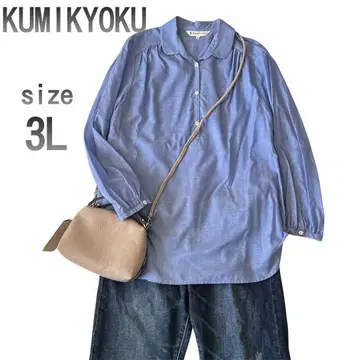 새상품급 KUMIKYOKU 상의 6 3L 15호 쿠미쿄쿠 빅 사이즈