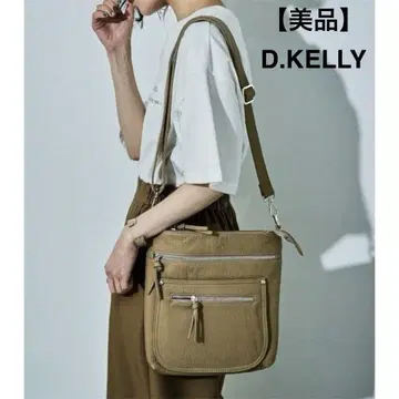 새상품급 D.KELLY 디 켈리 크로스 바디 숄더백 그레이지