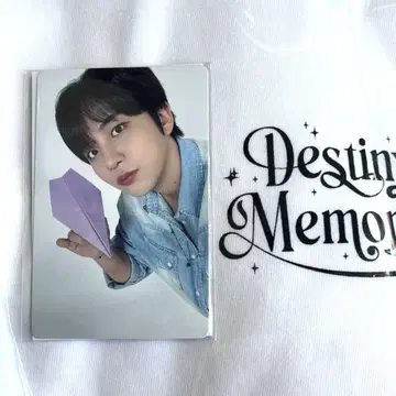 ATEEZ exhibition destiny 티셔츠 트레이딩 카드 정호
