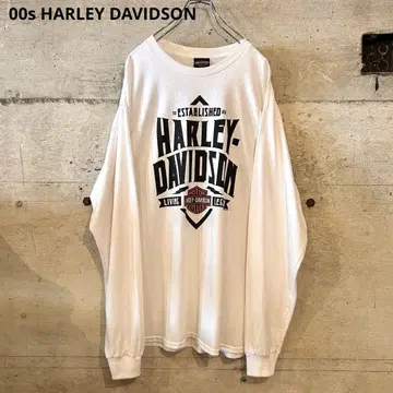 00s HARLEY DAVIDSON 할리 롱 T 셔츠 티셔츠