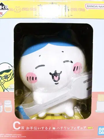 제일복권 치이카와 (먼작귀) ~모두 함께 라면~ C상 하치와레 피규어