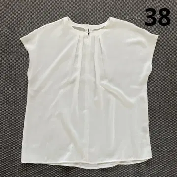 인디비 쉬폰 블라우스 화이트 38