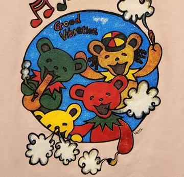 그레이트풀 데드 90's 데드 베어 레게 마 티셔츠 빈티지