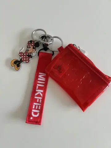 미니 마우스 MILKFED. 참 아크릴 파우치 밀크 페도
