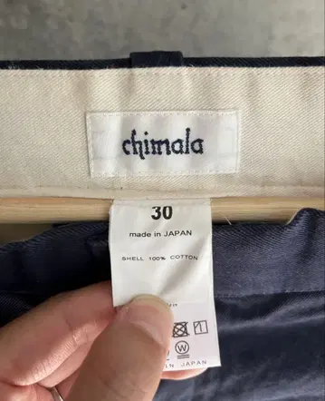 chimala 치마라 네이비 치노 팬츠 30