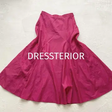 도레스테리아 DRESSTERIOR 플레어 스커트 핑크 M 큐프라 일본제